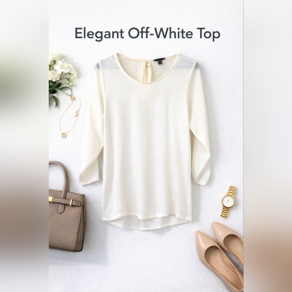 Elegant White Women's Top